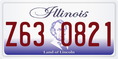 IL license plate Z630821