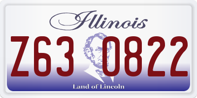 IL license plate Z630822