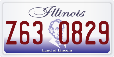 IL license plate Z630829
