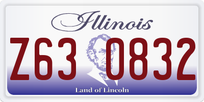 IL license plate Z630832