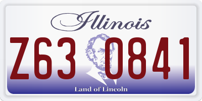 IL license plate Z630841