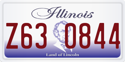 IL license plate Z630844