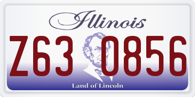 IL license plate Z630856