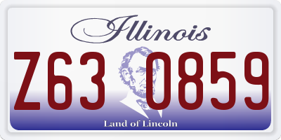 IL license plate Z630859