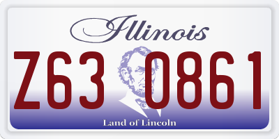 IL license plate Z630861