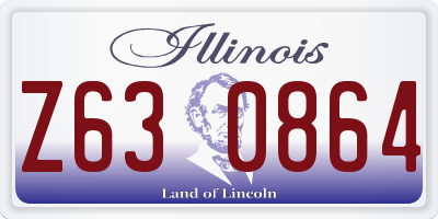 IL license plate Z630864