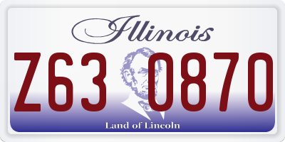 IL license plate Z630870
