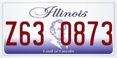 IL license plate Z630873