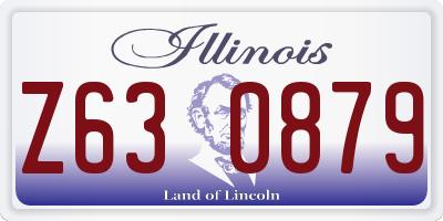 IL license plate Z630879