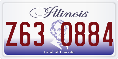 IL license plate Z630884