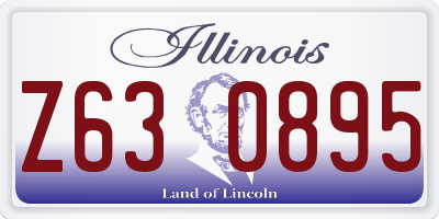 IL license plate Z630895