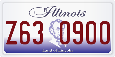 IL license plate Z630900