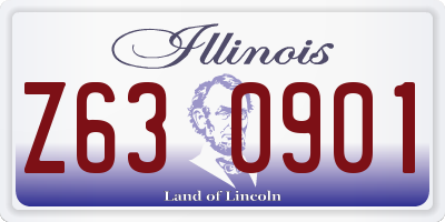 IL license plate Z630901
