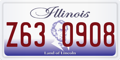 IL license plate Z630908