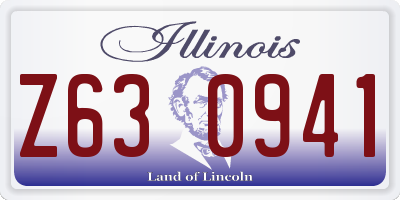 IL license plate Z630941
