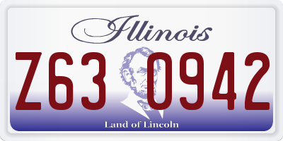 IL license plate Z630942