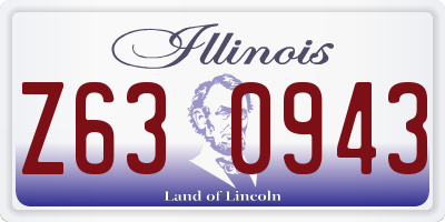 IL license plate Z630943