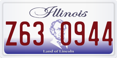 IL license plate Z630944
