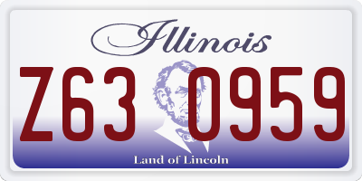 IL license plate Z630959
