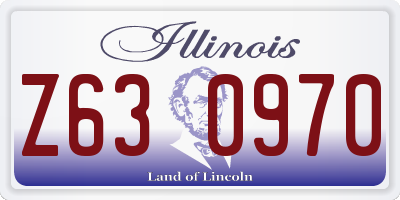 IL license plate Z630970