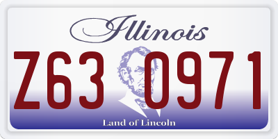 IL license plate Z630971