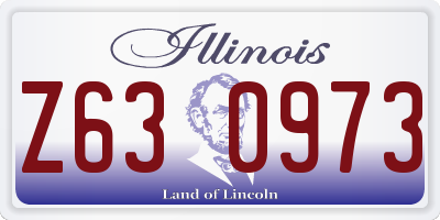 IL license plate Z630973
