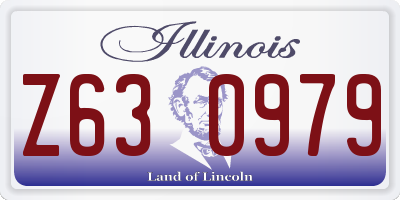IL license plate Z630979
