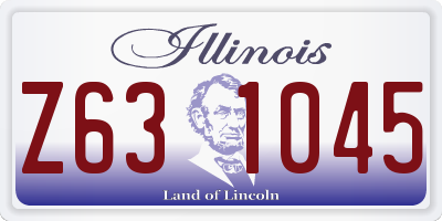 IL license plate Z631045