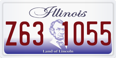 IL license plate Z631055