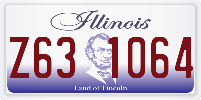 IL license plate Z631064