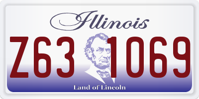 IL license plate Z631069