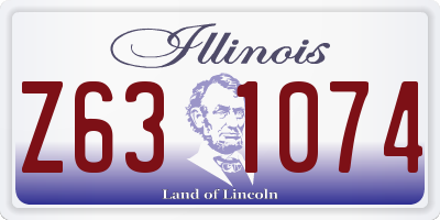 IL license plate Z631074