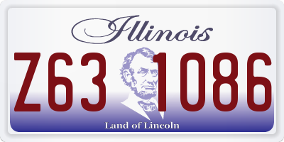 IL license plate Z631086