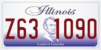 IL license plate Z631090