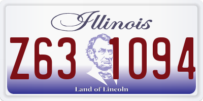 IL license plate Z631094