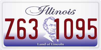 IL license plate Z631095