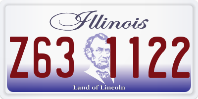 IL license plate Z631122