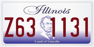 IL license plate Z631131