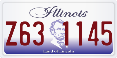 IL license plate Z631145