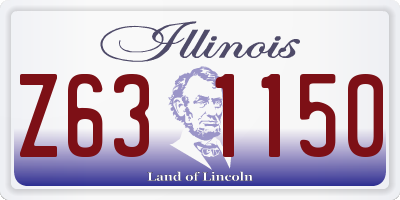 IL license plate Z631150