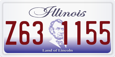 IL license plate Z631155