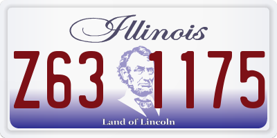 IL license plate Z631175