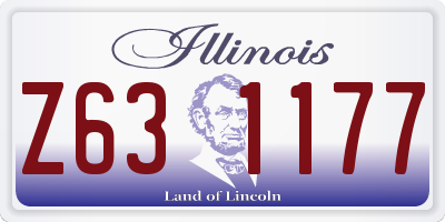 IL license plate Z631177