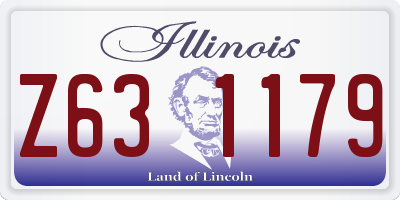 IL license plate Z631179