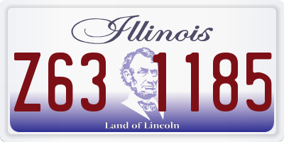 IL license plate Z631185