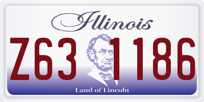 IL license plate Z631186