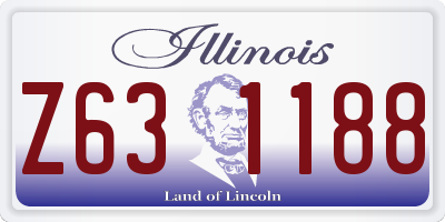 IL license plate Z631188
