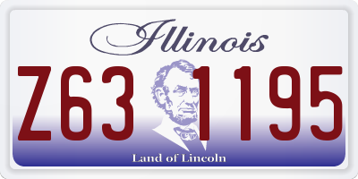 IL license plate Z631195