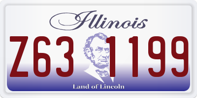 IL license plate Z631199