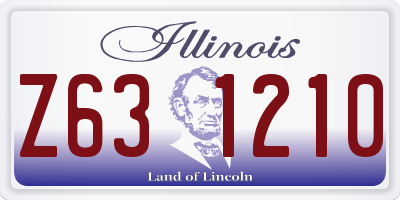 IL license plate Z631210